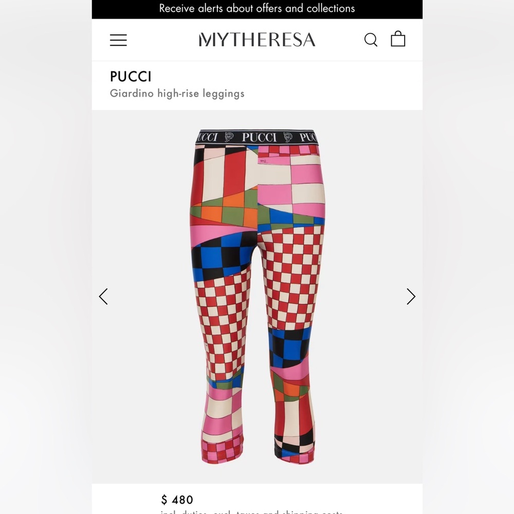 Emilio Pucci leggings